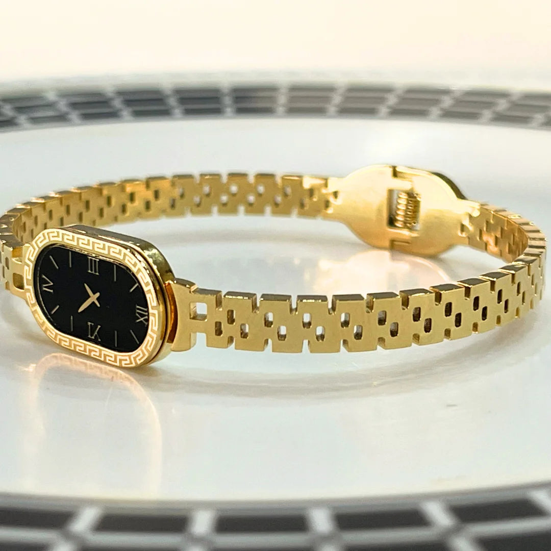 Elegant Watch Style Bangle | Waterproof & Hypoallergenic Jewelry