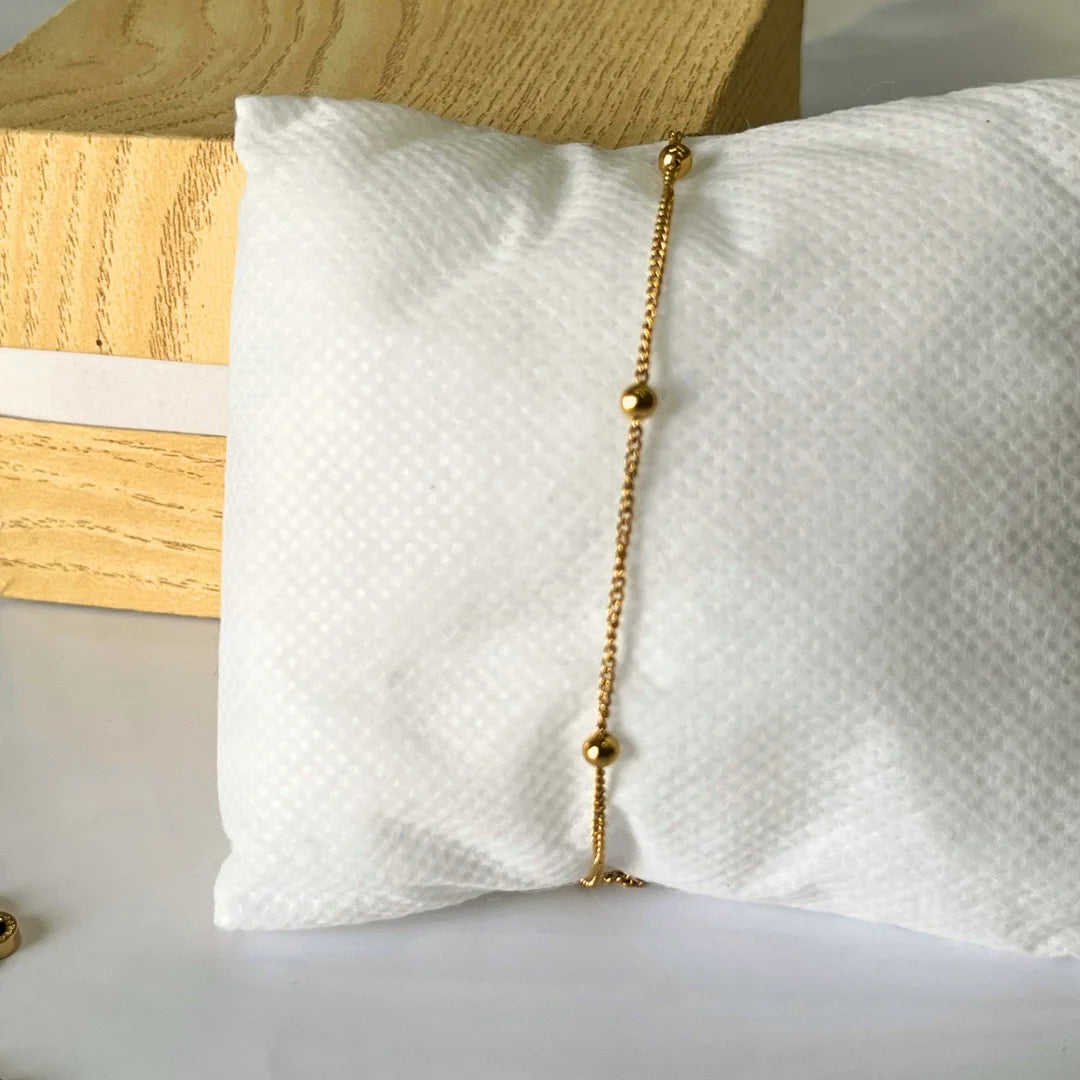 Anklet for Women | Stainless Steel Bead Chain Anklet